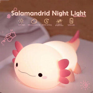 Axolotl Silicone Night Light | Adorable Nursery Glow